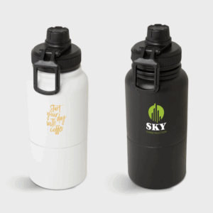 Bottiglia sportiva termoisolante con contenitore 840 ml