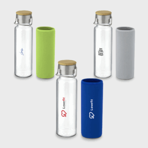 Bottiglia in Vetro Thor con Custodia in Neoprene | 660 ml