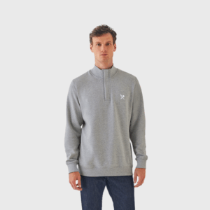 Maglia con mezza zip di B&C Budget