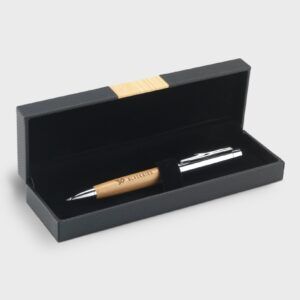 Penna in bambù con custodia