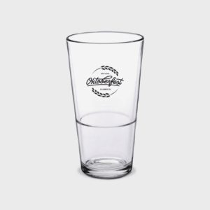 Bicchiere da birra impilabile
