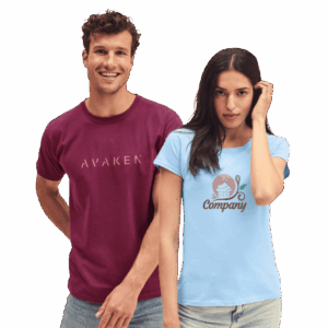 T-shirt economica a girocollo dal taglio classico
