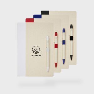 Quaderno di Carta di Latte Riciclato con Penna