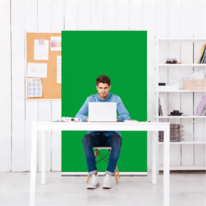 Roll up per green screen