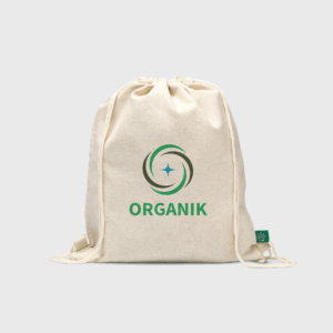 Borsa con coulisse in canapa