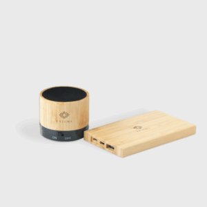 Set regalo Powerbox in bambù