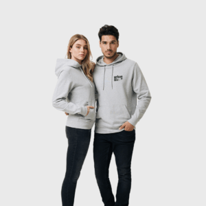 Felpa con cappuccio in cotone riciclato non colorato Iqoniq