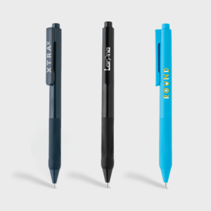 Penna a tinta unita con impugnatura in silicone