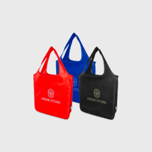 Borsa di Tela Grande Pieghevole in RPET Ash