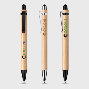 Penna stilo Bamboo con dettagli metallici
