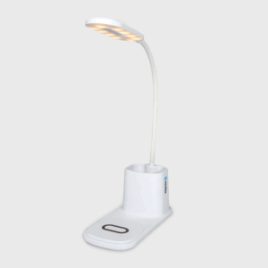Lampada da Scrivania e Organizer con Caricatore Wireless