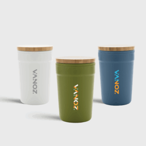 Tazza GRS RPP con coperchio in bambù