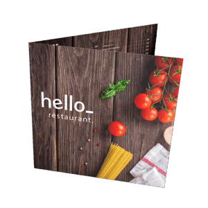 Menu con Piega a Metà