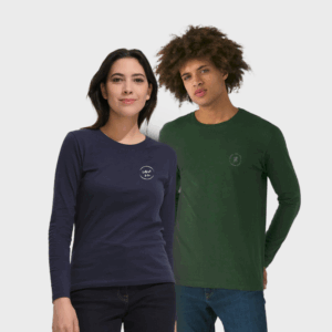 T-shirt economica in cotone a maniche lunghe
