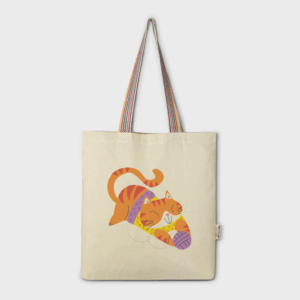 Borsa di Tela in Cotone Riciclato Rainbow