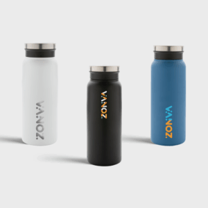 Bottiglia sottovuoto in acciaio inox riciclato da 600 ml
