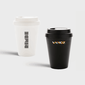 Tazza da caffè riutilizzabile a doppia parete da 300 ml
