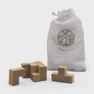 Gioco di Puzzle Quadrato Solfee in Sacchetto di Cotone