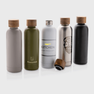 Borraccia Termica in Acciaio Inox Riciclato RCS Wood