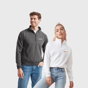 Felpa Premium Zip-Neck